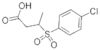 3-(4-CHLOROBENZENESULFONYL)BUTYRIC ACID