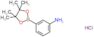 3-(4,4,5,5-tetramethyl-1,3,2-dioxaborolan-2-yl)aniline hydrochloride