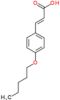 (2E)-3-[4-(pentyloxy)phenyl]prop-2-enoate