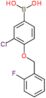 {3-chloro-4-[(2-fluorobenzyl)oxy]phenyl}boronic acid