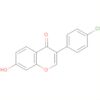 4H-1-Benzopyran-4-one, 3-(4-chlorophenyl)-7-hydroxy-