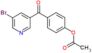 [4-(5-bromopyridine-3-carbonyl)phenyl] acetate