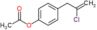 [4-(2-chloroprop-2-enyl)phenyl] acetate