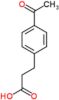 3-(4-acetylphenyl)propanoic acid
