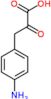 3-(4-aminophenyl)-2-oxopropanoic acid
