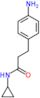 3-(4-aminophenyl)-N-cyclopropylpropanamide