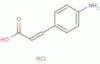 2-Propenoic acid, 3-(4-aminophenyl)-, hydrochloride (1:1)