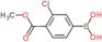 [3-chloro-4-(methoxycarbonyl)phenyl]boronic acid