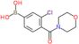 [3-chloro-4-(morpholine-4-carbonyl)phenyl]boronic acid