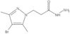 4-Bromo-3,5-dimethyl-1H-pyrazole-1-propanoic acid hydrazide