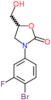 3-(4-bromo-3-fluorophenyl)-5-(hydroxymethyl)-1,3-oxazolidin-2-one