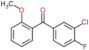 (3-chloro-4-fluoro-phenyl)-(2-methoxyphenyl)methanone