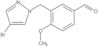 3-[(4-Bromo-1H-pyrazol-1-yl)methyl]-4-methoxybenzaldehyde