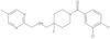 (3-Chloro-4-fluorophenyl)[4-fluoro-4-[[[(5-methyl-2-pyrimidinyl)methyl]amino]methyl]-1-piperidinyl…