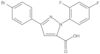 3-(4-Bromophenyl)-1-(2,4-difluorophenyl)-1H-pyrazole-5-carboxylic acid