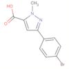 1H-Pyrazole-5-carboxylic acid, 3-(4-bromophenyl)-1-methyl-