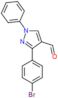 3-(4-bromophenyl)-1-phenyl-1H-pyrazole-4-carbaldehyde