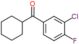 (3-chloro-4-fluoro-phenyl)-cyclohexyl-methanone