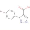 1H-Pyrazole-4-carboxylic acid, 3-(4-bromophenyl)-