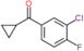 Methanone, (3-chloro-4-fluorophenyl)cyclopropyl-