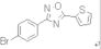 3-(4-bromophenyl)-5-(thiophen-2-yl)-1,2,4-oxadiazole