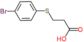 3-[(4-bromophenyl)sulfanyl]propanoic acid