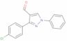 3-(4-chlorophenyl)-1-phenyl-1H-pyrazole-4-carbaldehyde