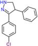 3-(4-chlorophenyl)-4-phenyl-4,5-dihydro-1H-pyrazole