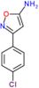 3-(4-chlorophenyl)-1,2-oxazol-5-amine