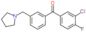 (3-chloro-4-fluoro-phenyl)-[3-(pyrrolidin-1-ylmethyl)phenyl]methanone