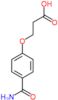 3-(4-carbamoylphenoxy)propanoic acid