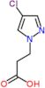 3-(4-chloro-1H-pyrazol-1-yl)propanoic acid