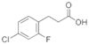 3-(2-FLUORO-4-CHLORO-PHENYL)-PROPIONIC ACID