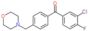 (3-chloro-4-fluoro-phenyl)-[4-(morpholinomethyl)phenyl]methanone