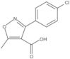 3-(4-Chlorophenyl)-5-methyl-4-isoxazolecarboxylic acid