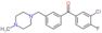 (3-chloro-4-fluoro-phenyl)-[3-[(4-methylpiperazin-1-yl)methyl]phenyl]methanone