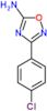 3-(4-chlorophenyl)-1,2,4-oxadiazol-5-amine