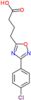 4-[3-(4-chlorophenyl)-1,2,4-oxadiazol-5-yl]butanoic acid