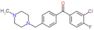 (3-chloro-4-fluoro-phenyl)-[4-[(4-methylpiperazin-1-yl)methyl]phenyl]methanone