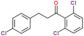 3-(4-chlorophenyl)-1-(2,6-dichlorophenyl)propan-1-one