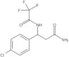 4-Chloro-β-[(2,2,2-trifluoroacetyl)amino]benzenepropanamide