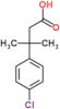 3-(4-chlorophenyl)-3-methylbutanoic acid