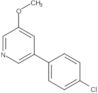 3-(4-Chlorophenyl)-5-methoxypyridine