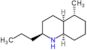 (2S,4aS,5R,8aR)-5-methyl-2-propyldecahydroquinoline