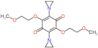 2,5-(Methoxyethoxy)-3,6-bis(ethylenimino)-1,4-benzoquinone