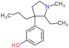 3-(2-ethyl-1-methyl-3-propylpyrrolidin-3-yl)phenol