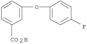 Benzoicacid, 3-(4-fluorophenoxy)-