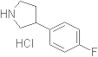 3-(4-Fluorophenyl)pyrrolidine hydrochloride