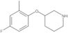 3-(4-Fluoro-2-methylphenoxy)piperidine