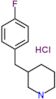 3-(4-fluorobenzyl)piperidine hydrochloride